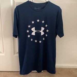 Under Armour Navy Men's Small Freedom Tee
